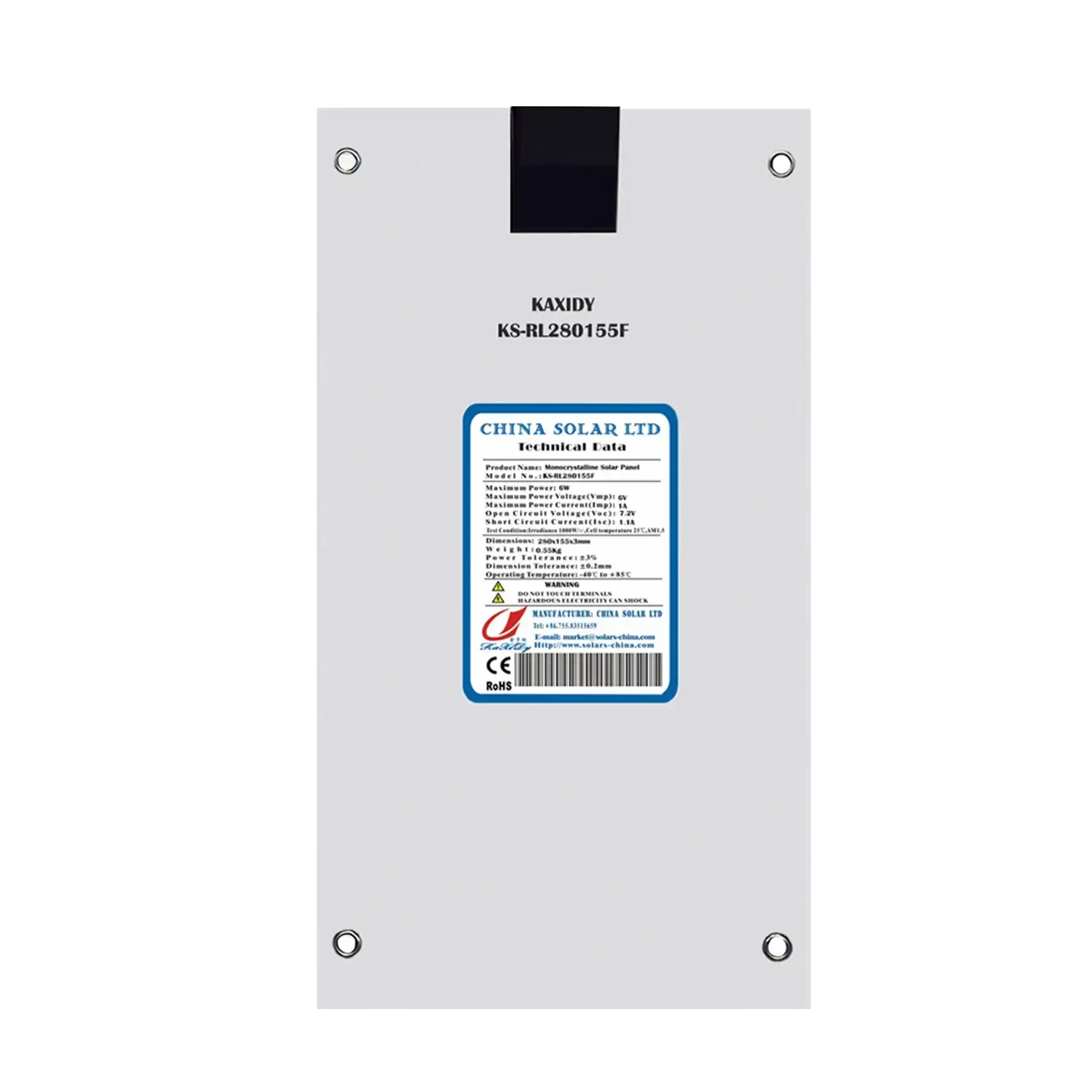 Panneau Solaire Flexible 6V