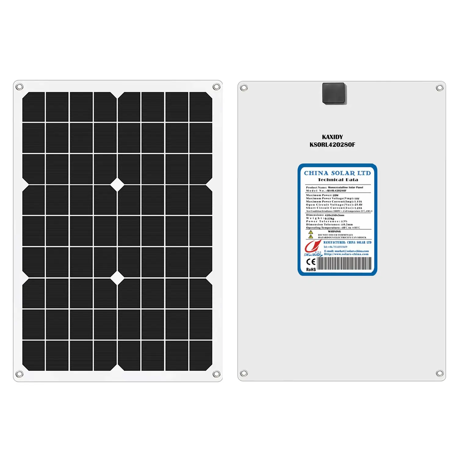 Panneau Solaire Flexible 20W