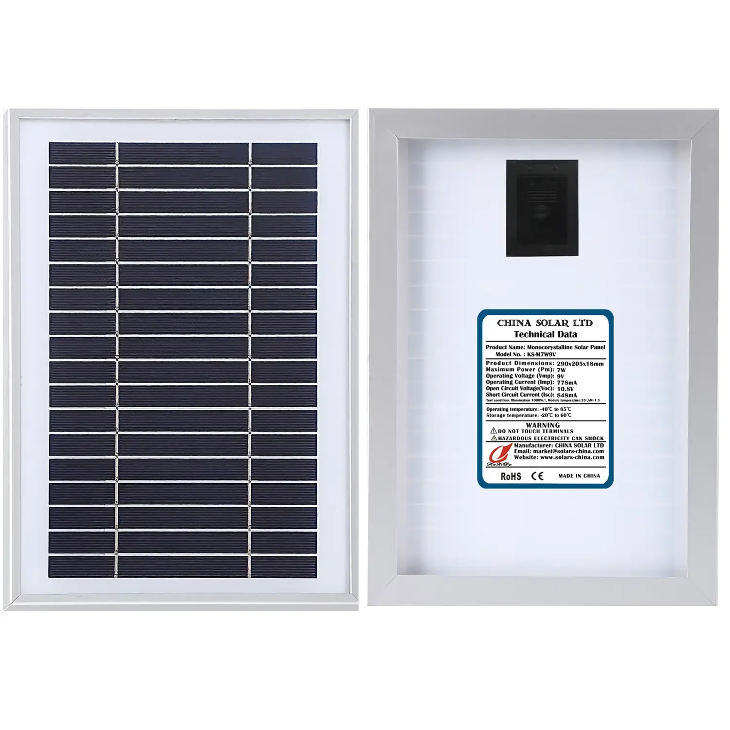 PV Modules Solaires 7W