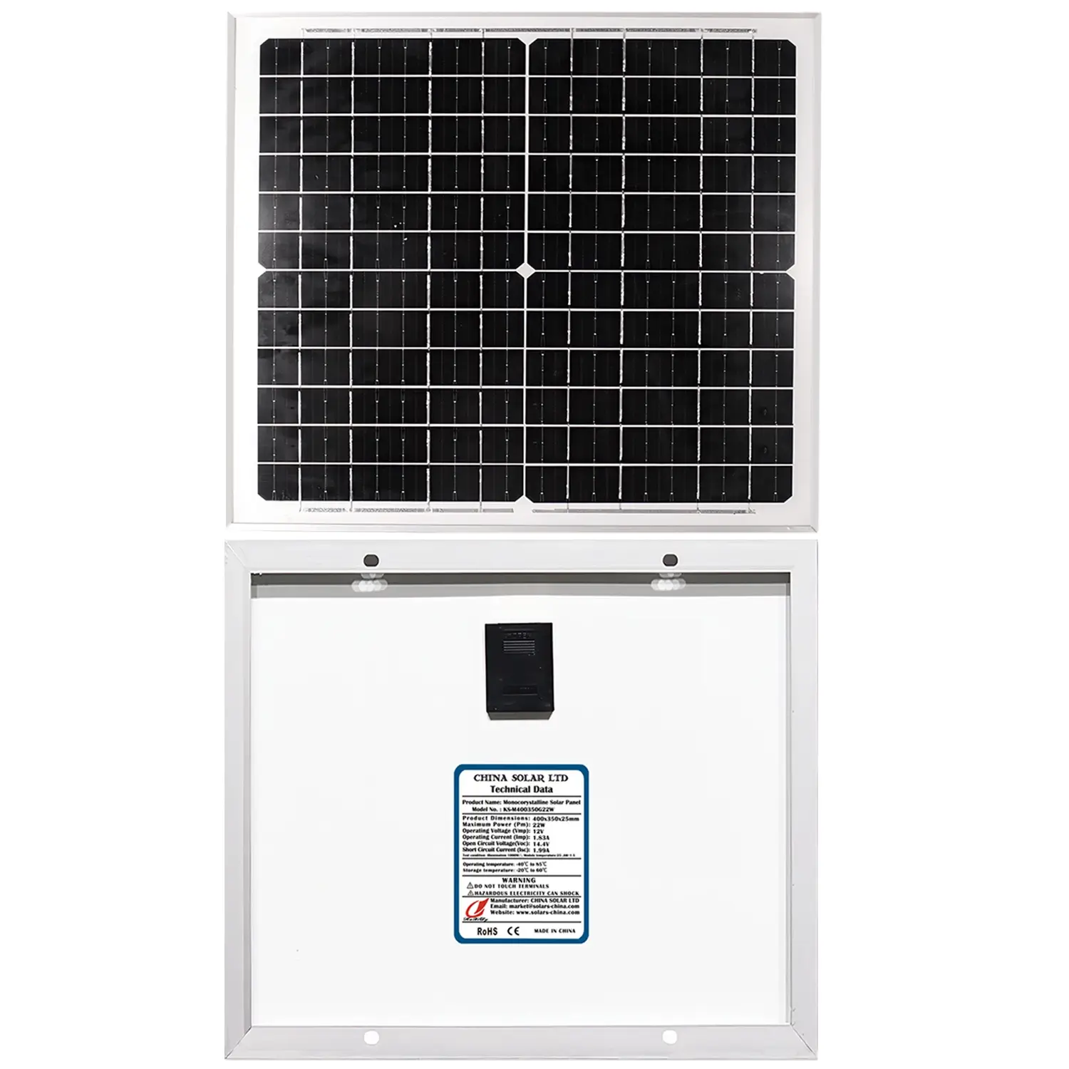 Panneau solaire photovoltaïque 15W