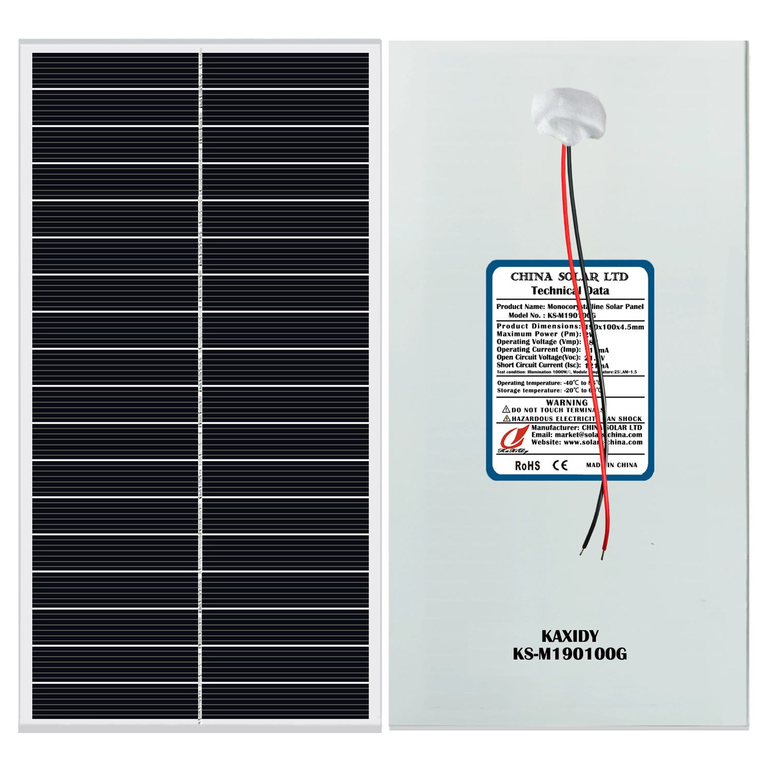 panneaux solaires 18v