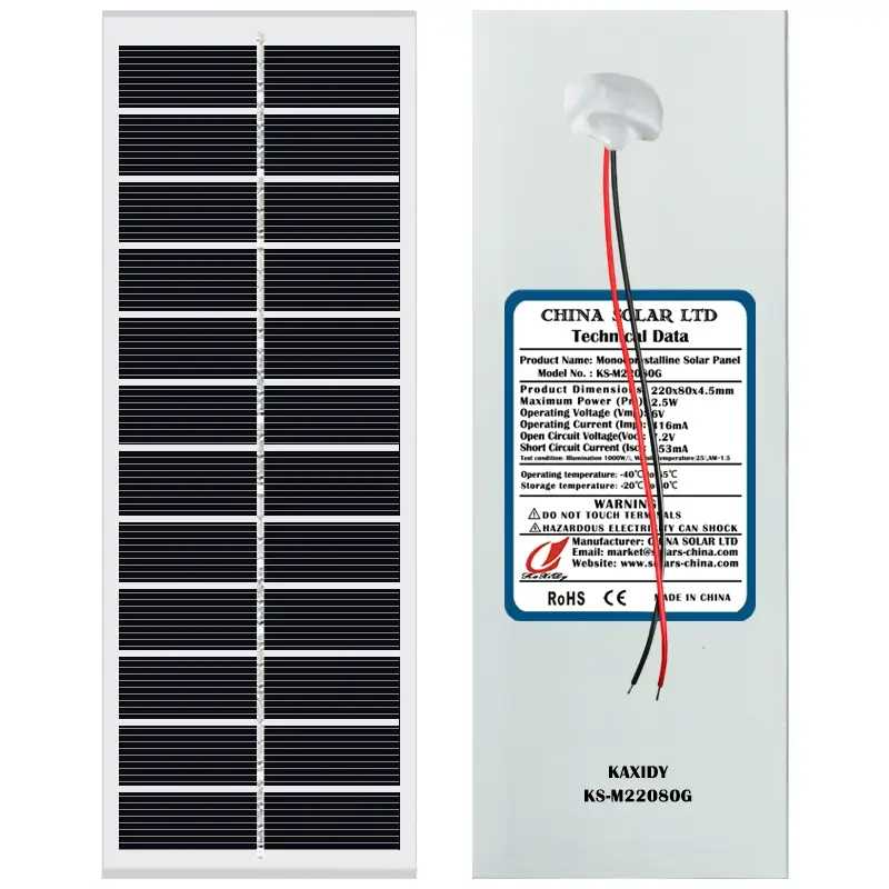 mini panneau solaire 6V