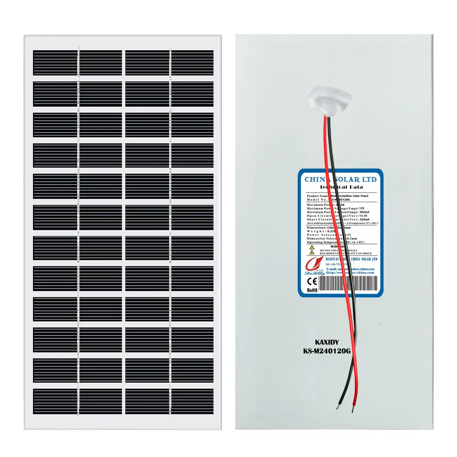 10W Panneau Solaire