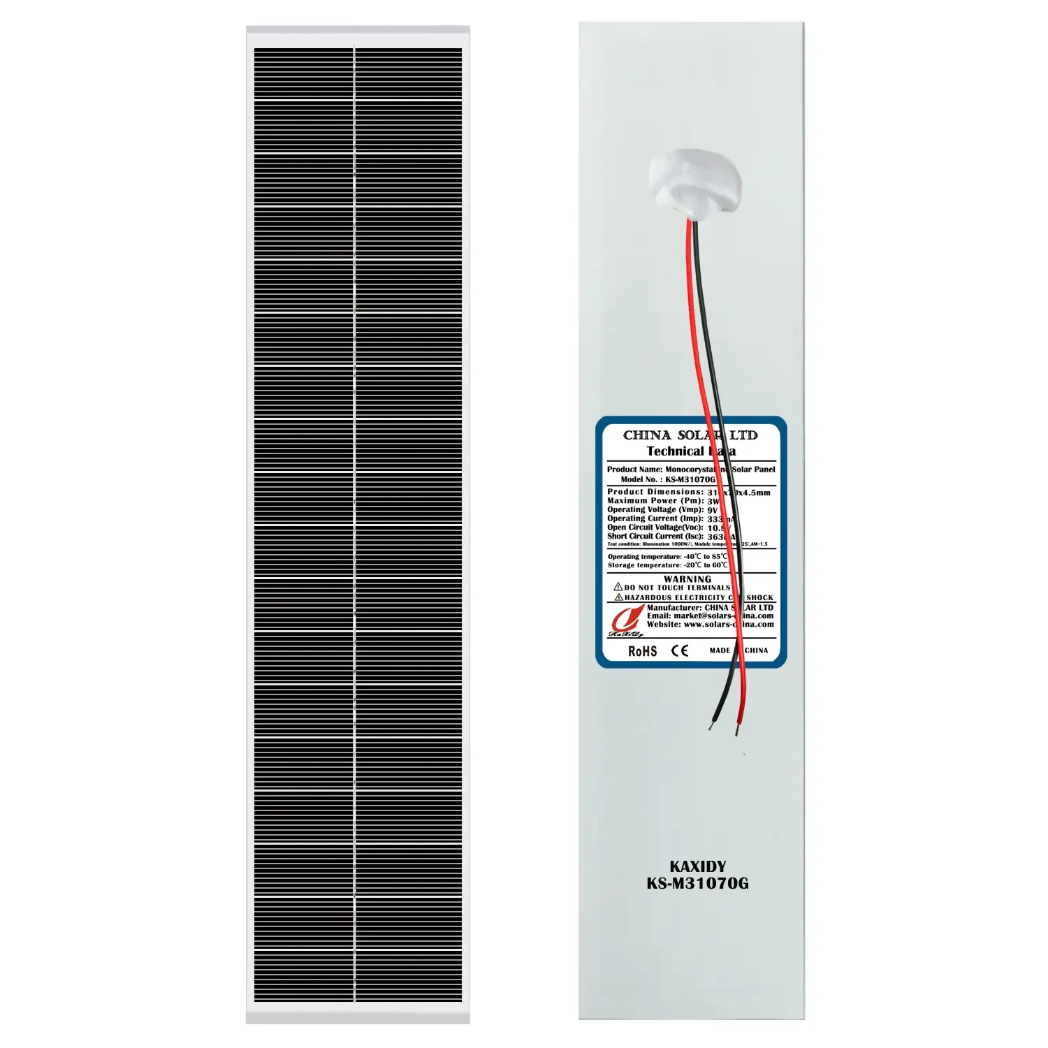 3W panneau solaire