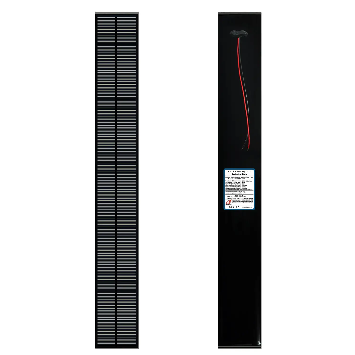 10W Panneau Solaire