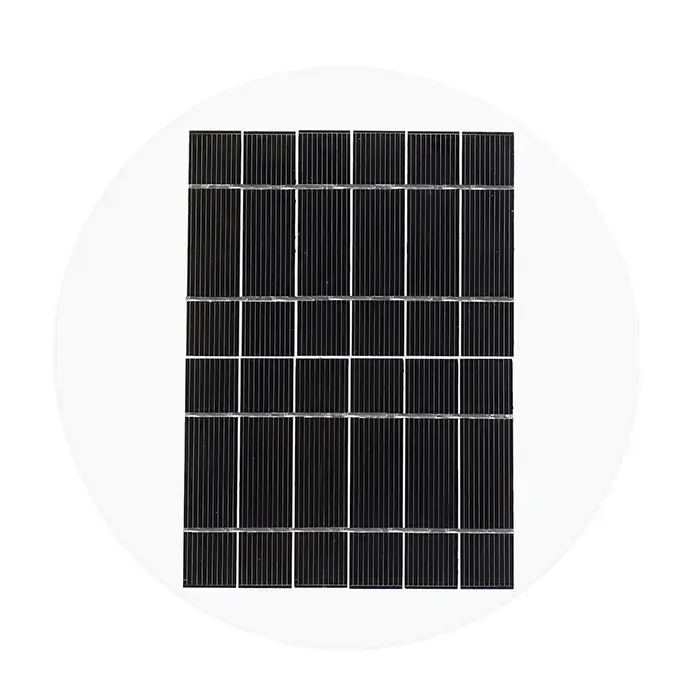 3W Panneau Solaire Rond