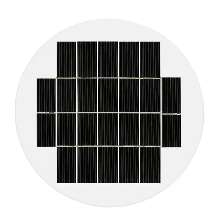 4W Panneau Solaire Rond