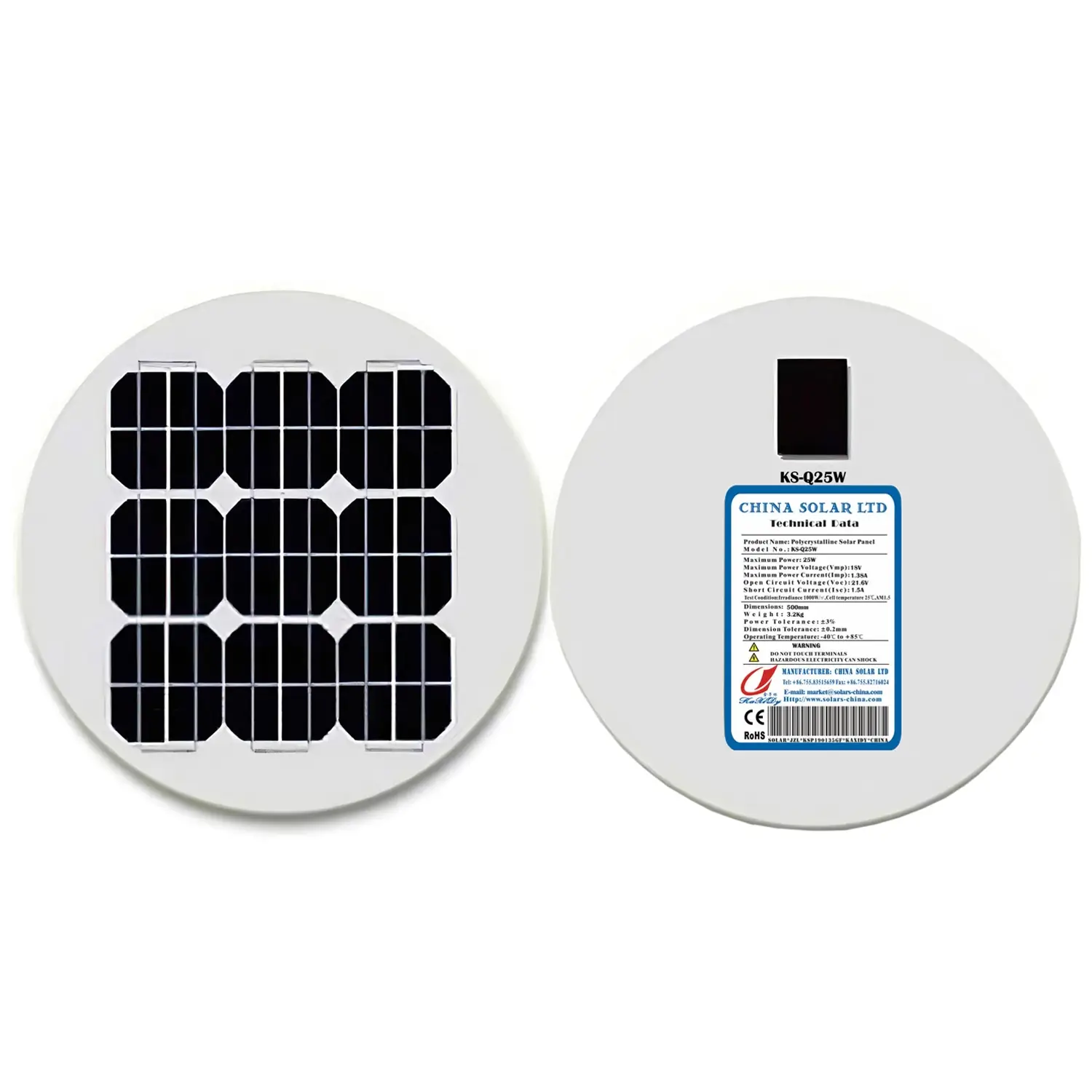 panneau solaire circulaire