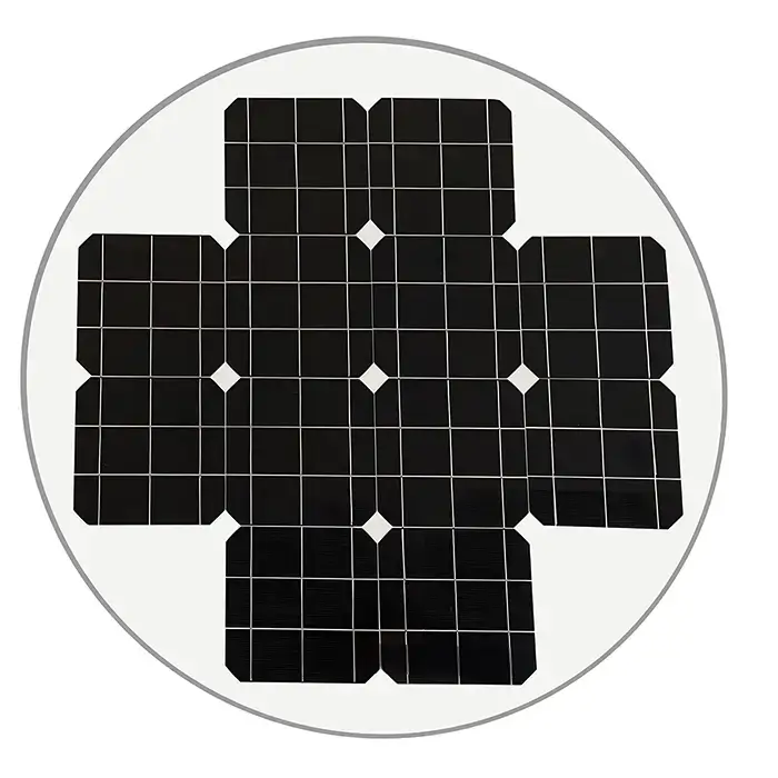 60W Panneau Solaire Rond