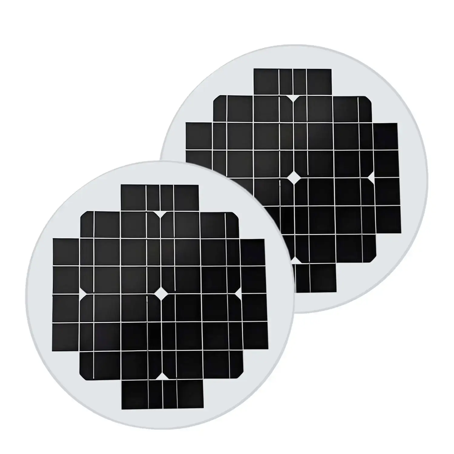 15W Panneau Solaire Rond